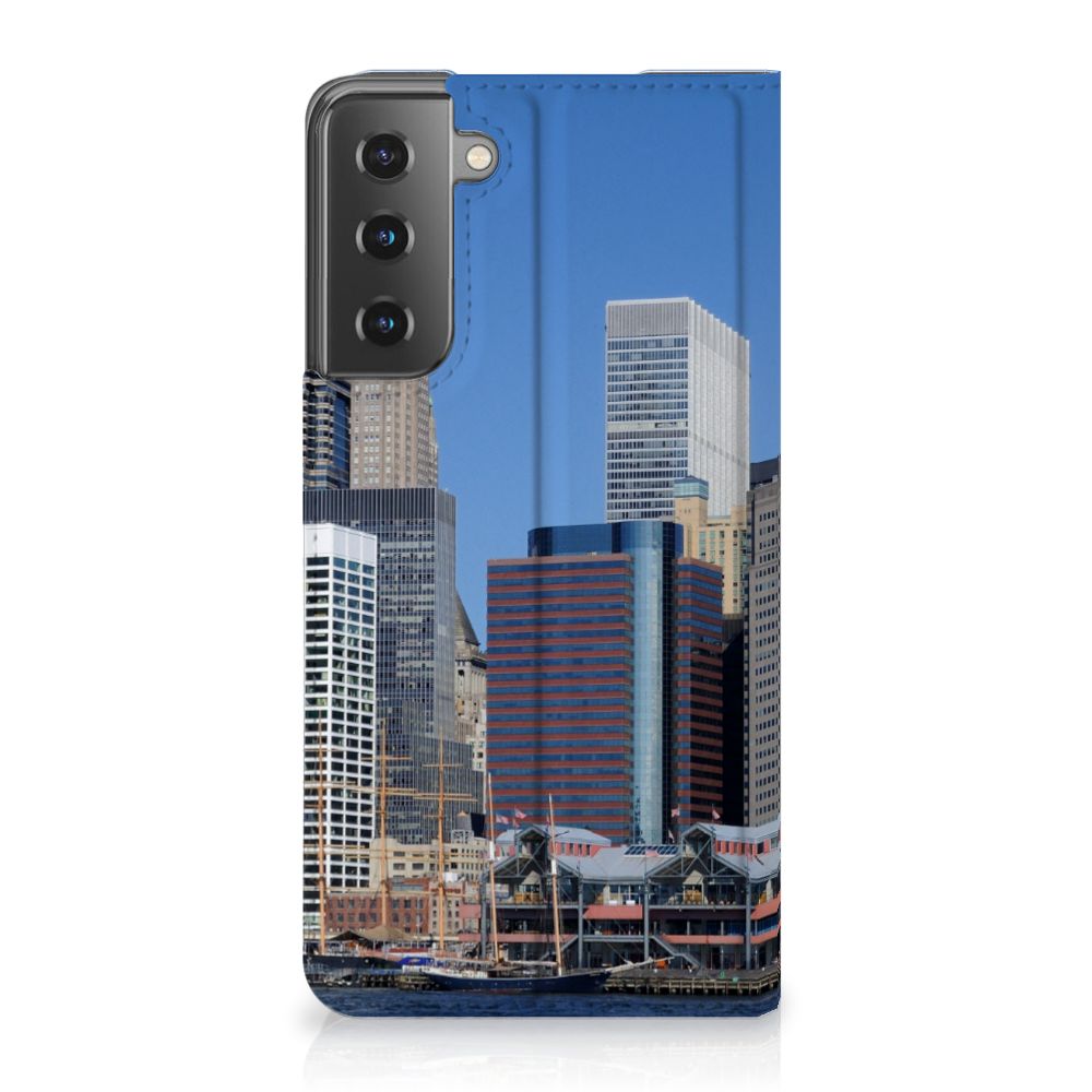 Samsung Galaxy S21 Book Cover Vrijheidsbeeld - B2C Telecom