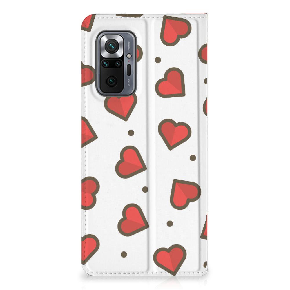 Xiaomi Redmi Note 10 Pro Hoesje met Magneet Hearts - B2C Telecom