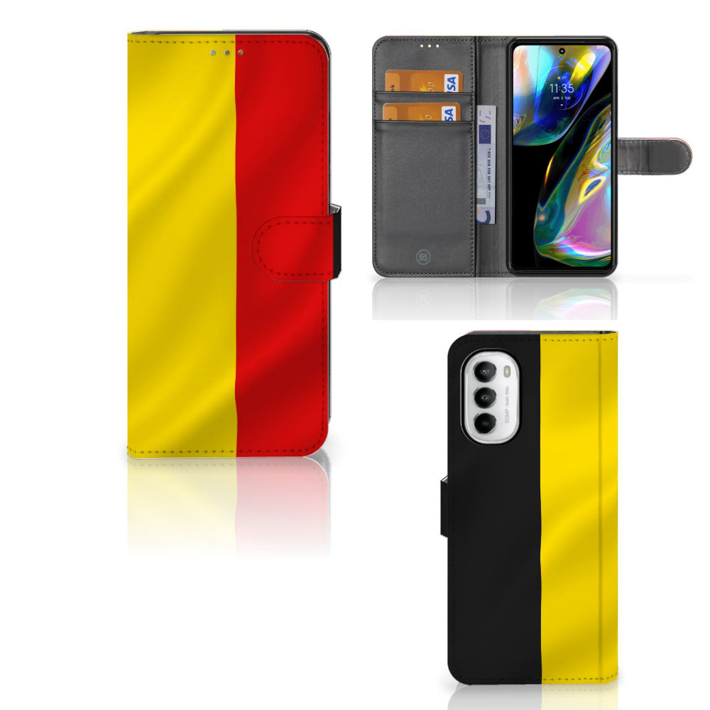 Motorola Moto G52 | Moto G82 Bookstyle Case Belgische Vlag