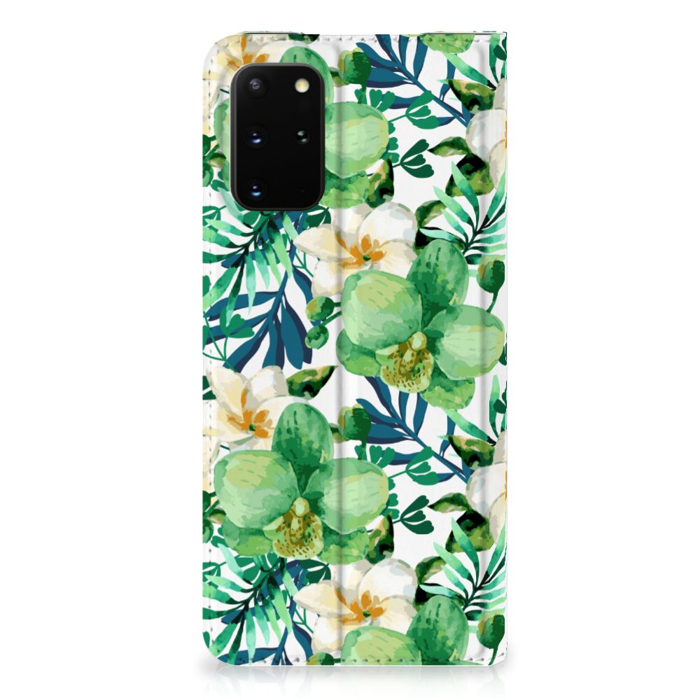 Samsung Galaxy S20 Plus Smart Cover Orchidee Groen - B2C Telecom