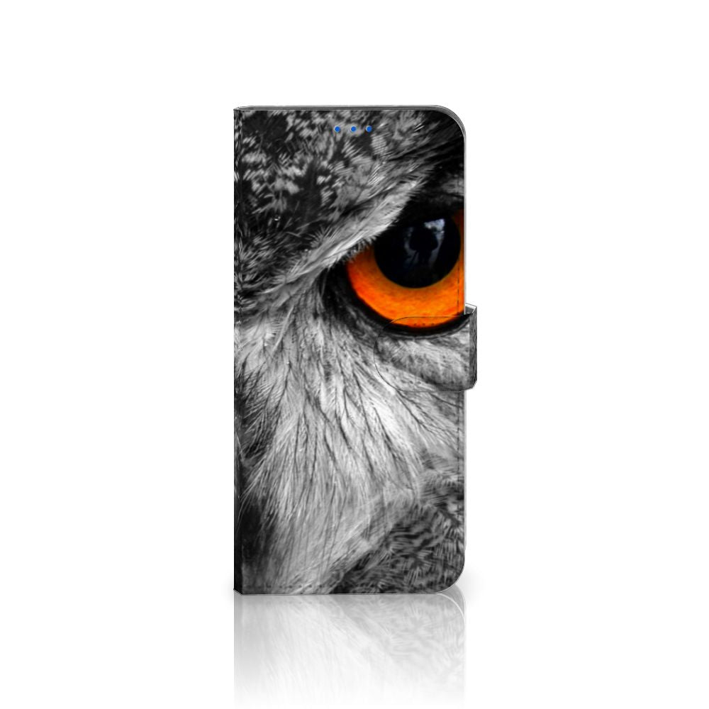 OPPO Reno 6 Pro Plus 5G Telefoonhoesje met Pasjes Uil