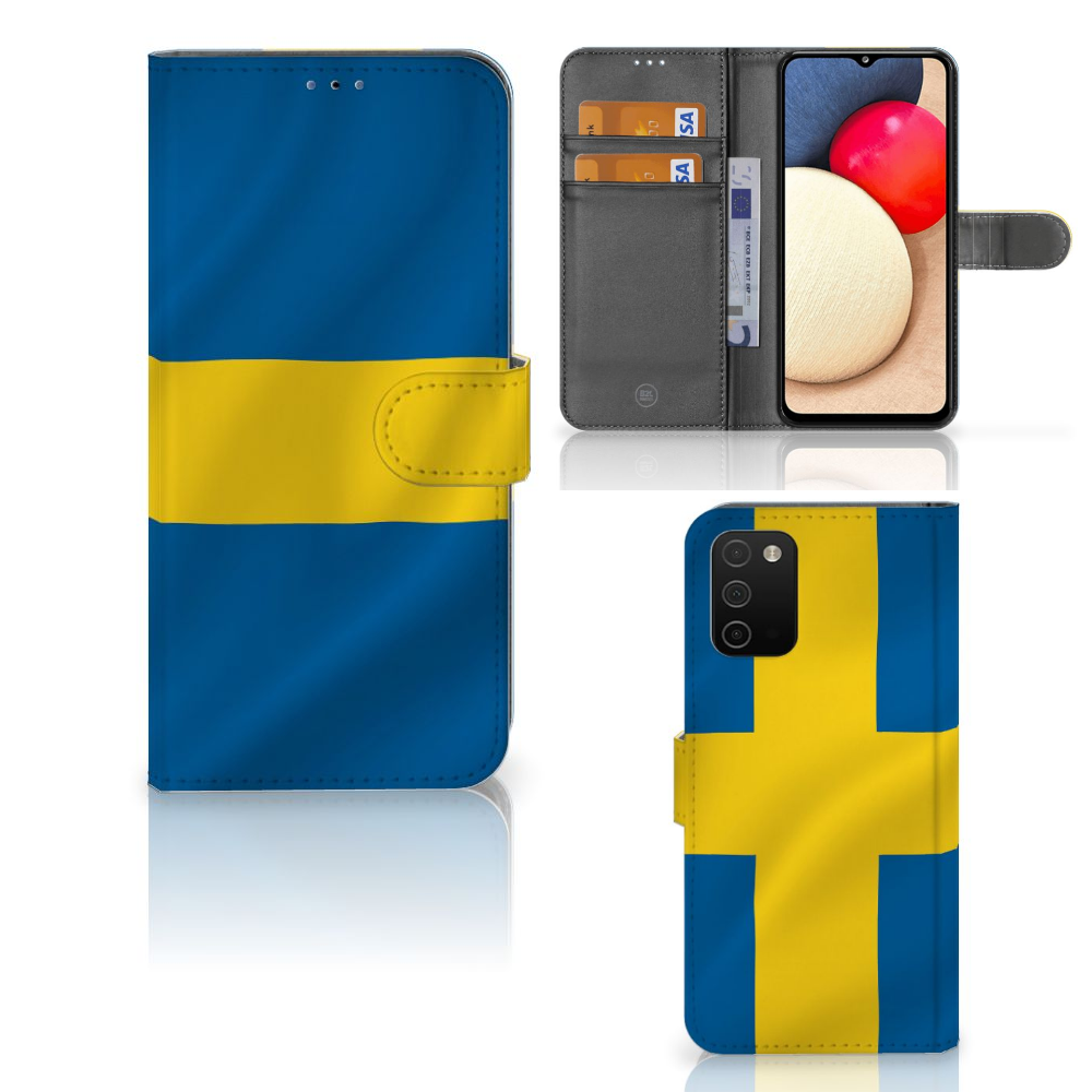 Samsung Galaxy A03s Bookstyle Case Zweden