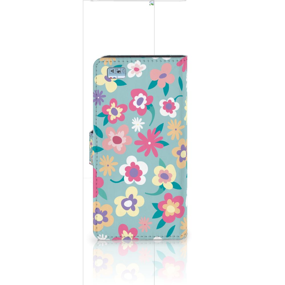 Huawei Ascend P8 Lite Hoesje Flower Power