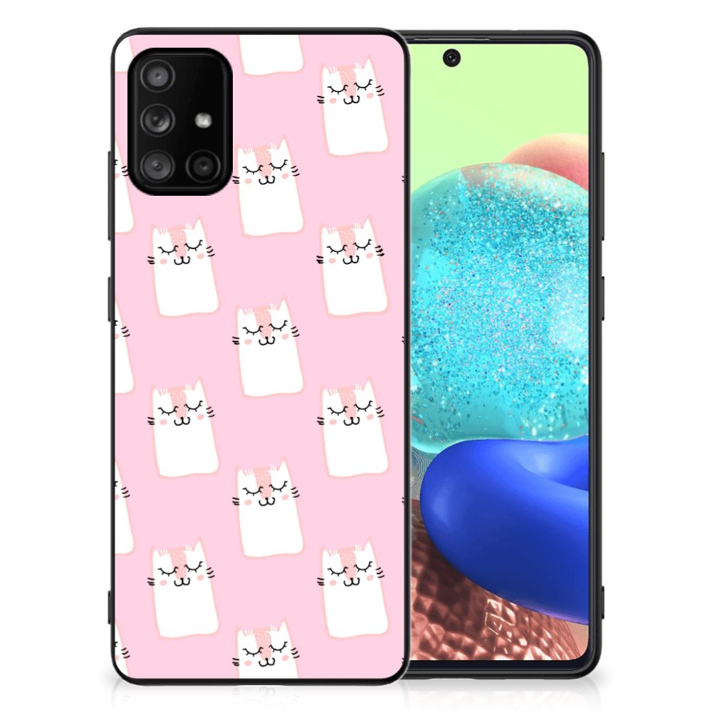 Samsung Galaxy A71 Dierenprint Telefoonhoesje Sleeping Cats
