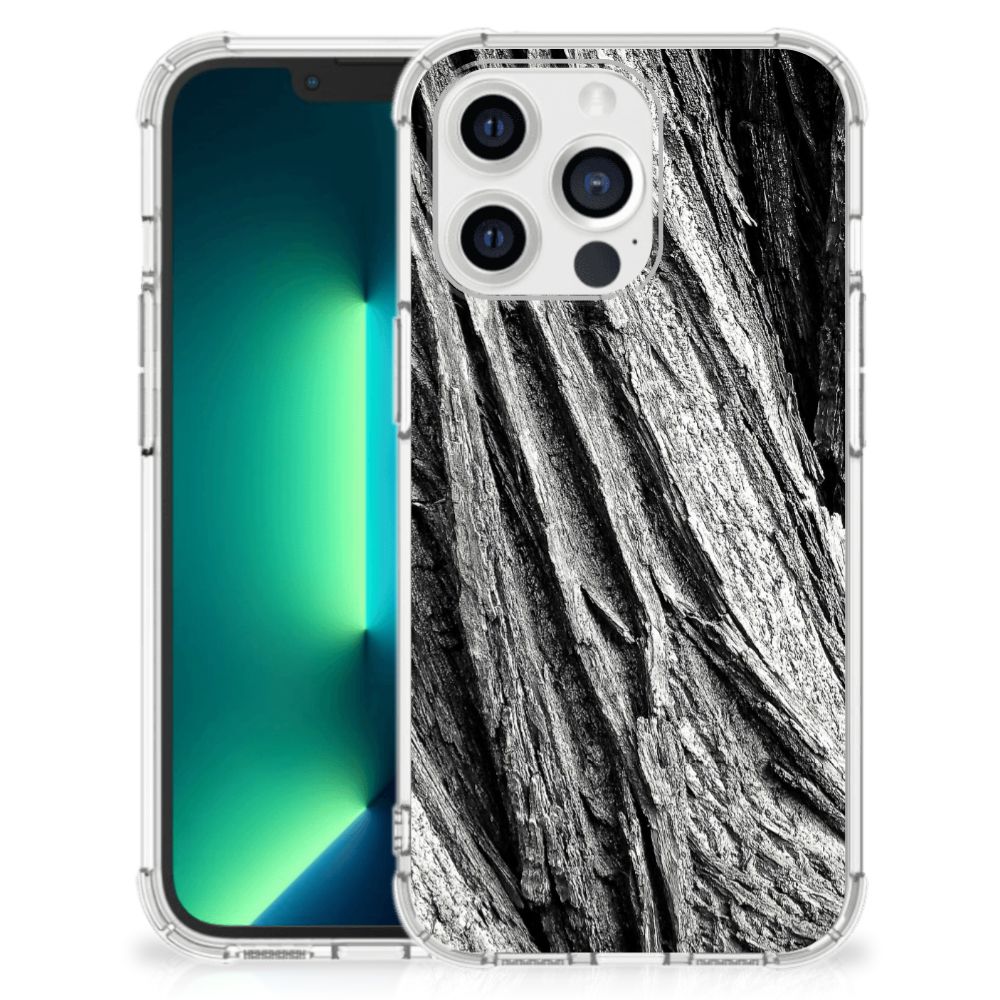 Stevig Telefoonhoesje iPhone 13 Pro Max Boomschors Grijs - B2C Telecom