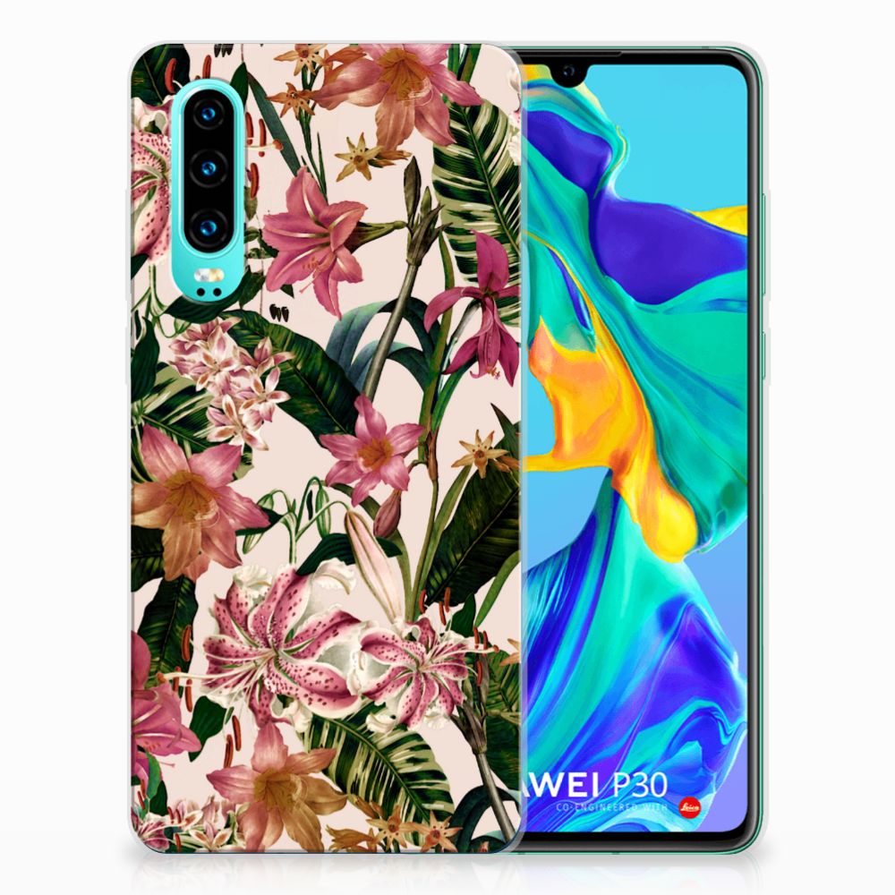 Huawei P30 TPU Case Flowers