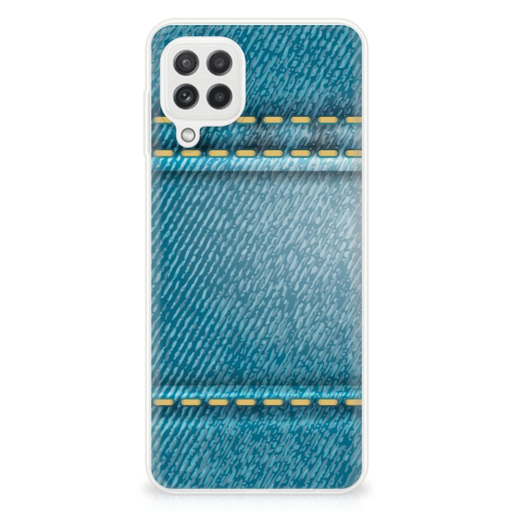 Samsung Galaxy A22 4G | M22 Silicone Back Cover Jeans