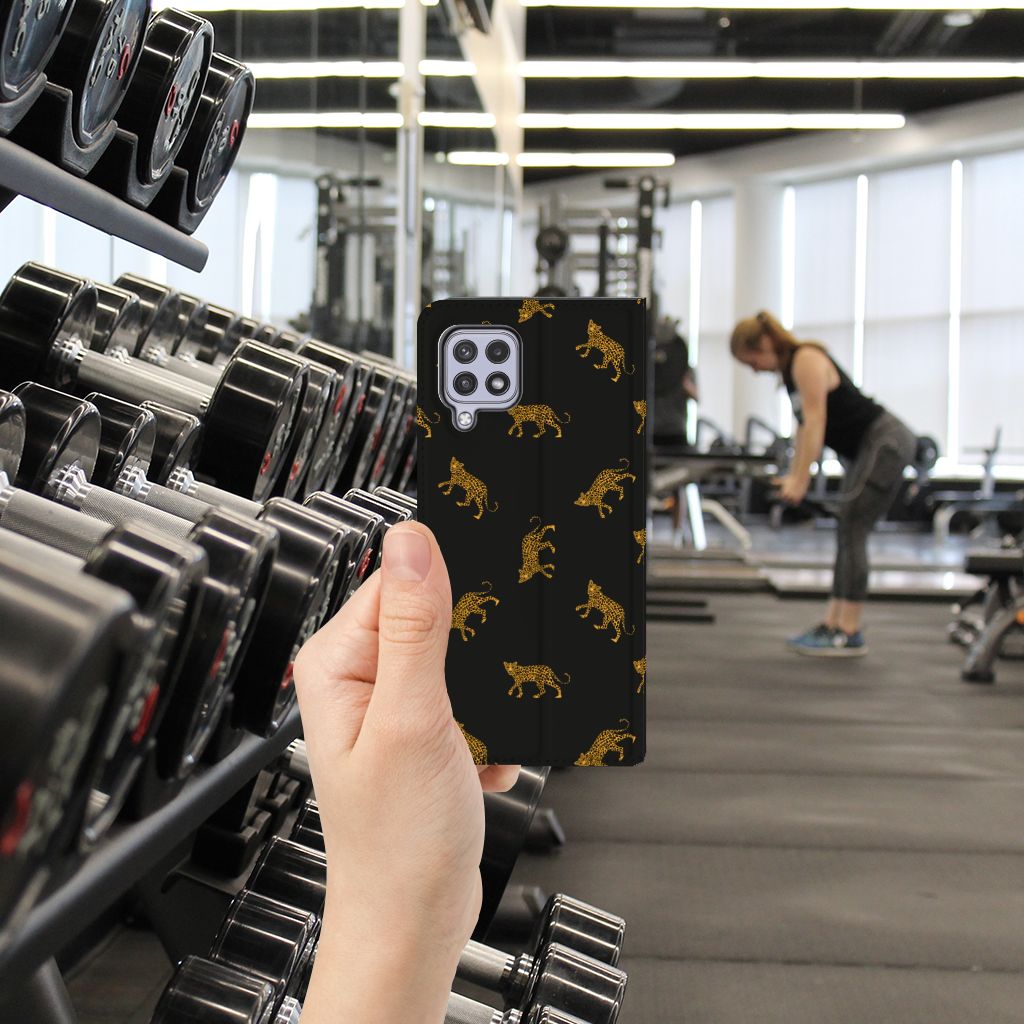 Hoesje maken voor Samsung Galaxy A22 4G | M22 Leopards - B2C Telecom