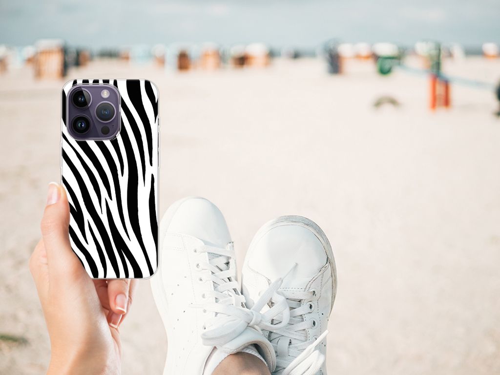 Apple iPhone 14 Pro TPU Hoesje Zebra B2C Telecom