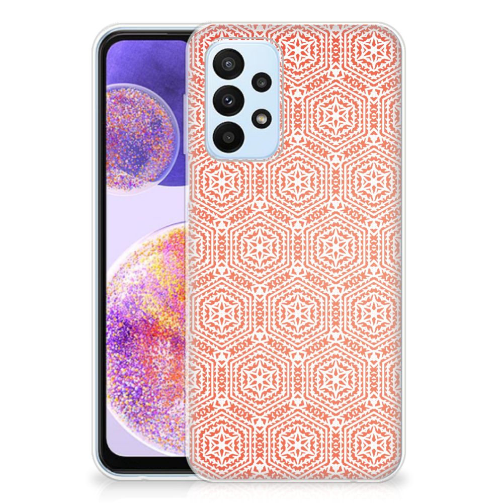 Samsung Galaxy A23 TPU bumper Pattern Orange B2C Telecom