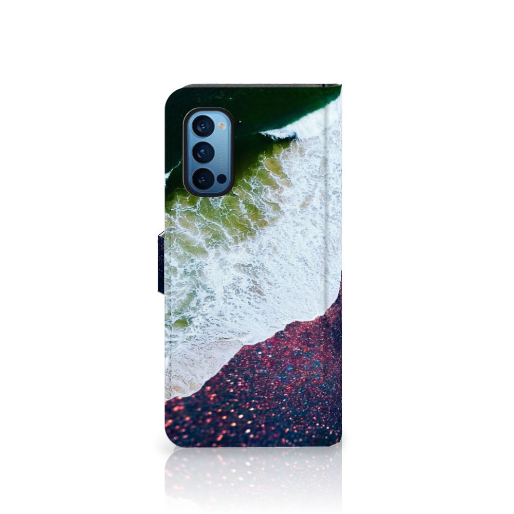 OPPO Reno 4 Pro 5G Book Case Sea in Space