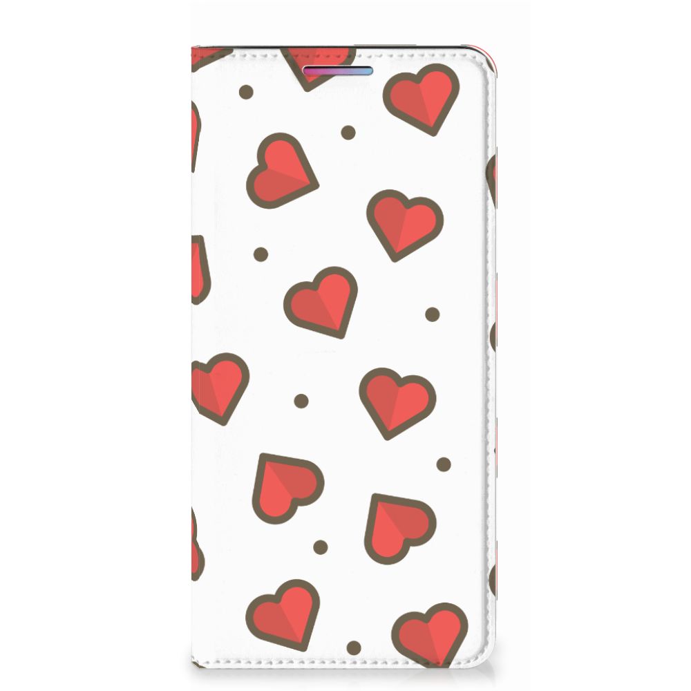 Motorola Moto G60s Hoesje met Magneet Hearts - B2C Telecom