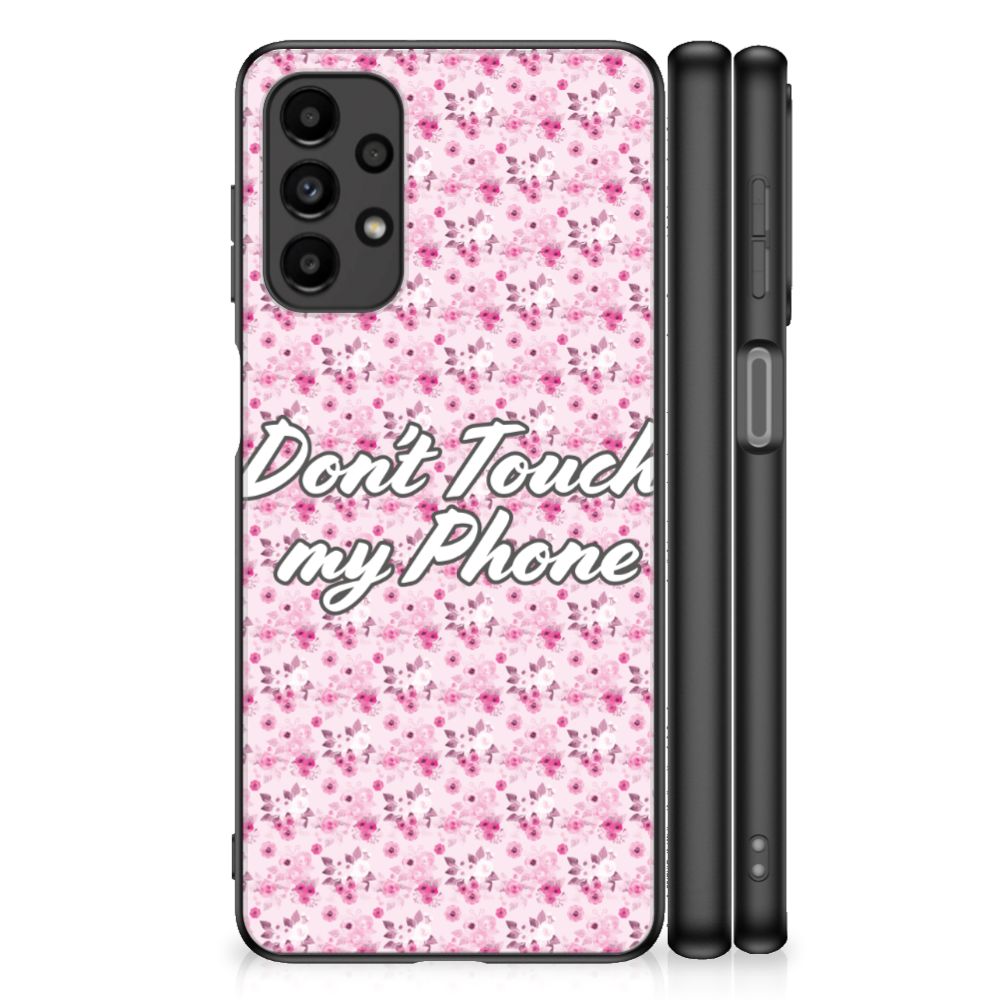 Samsung Galaxy A13 4G Telefoon Hoesje Flowers Pink DTMP B2C Telecom