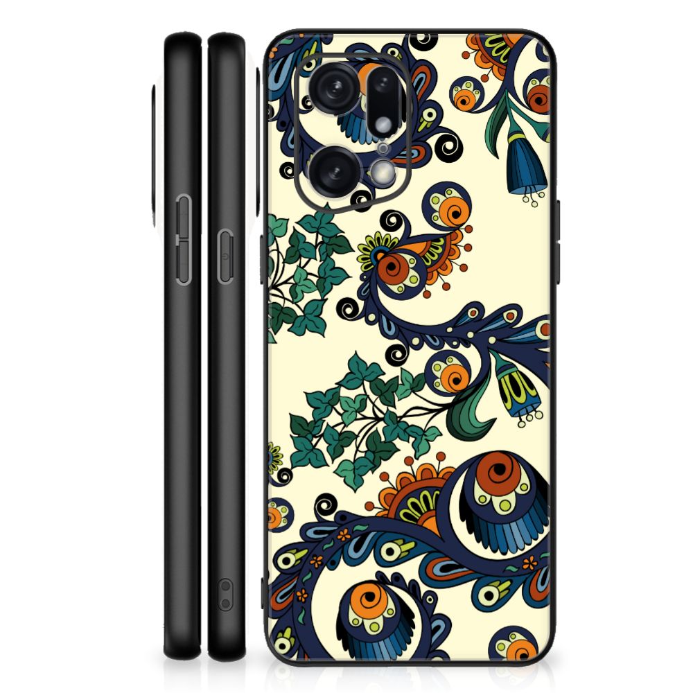 Back Cover OPPO Find X5 Pro Barok Flower