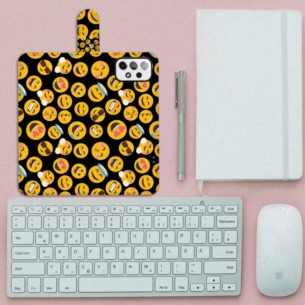 Samsung Galaxy A73 5G Telefoon Hoesje Emoji