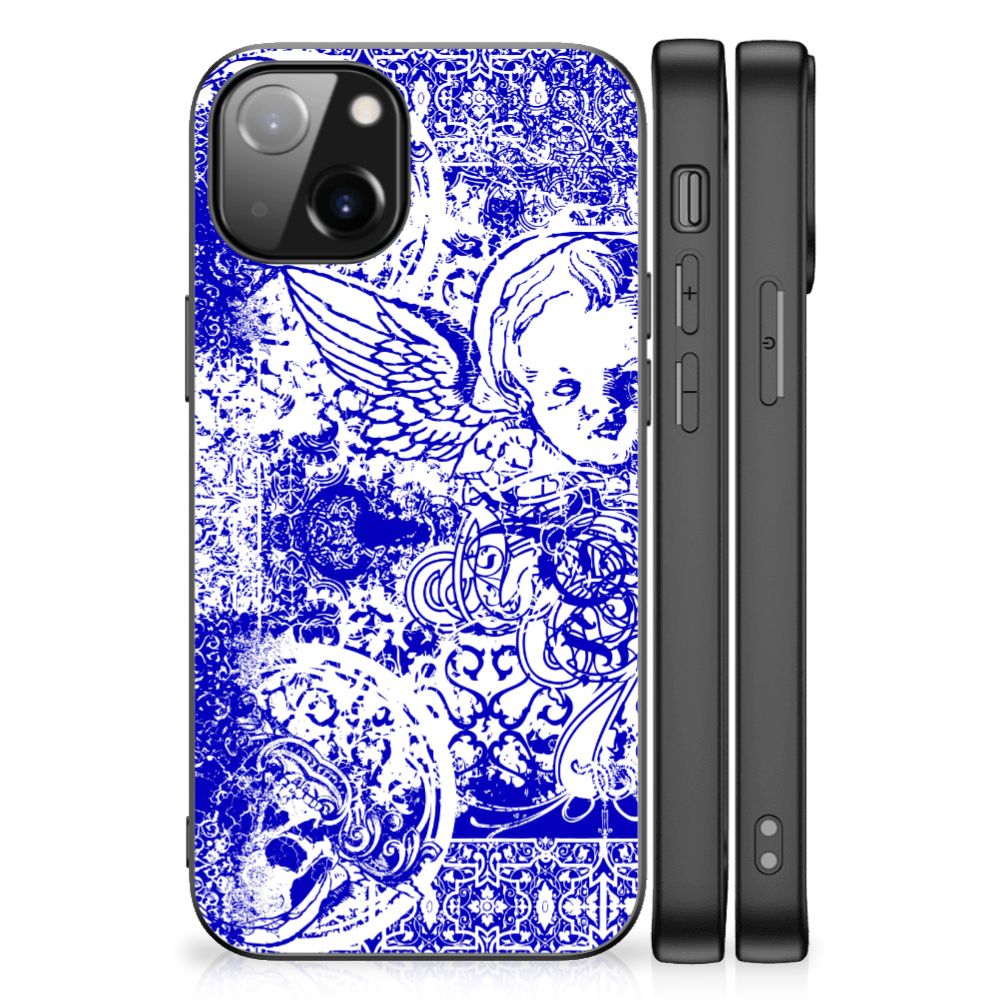 Telefoonhoesje Apple iPhone 13 Angel Skull Blauw B2C Telecom