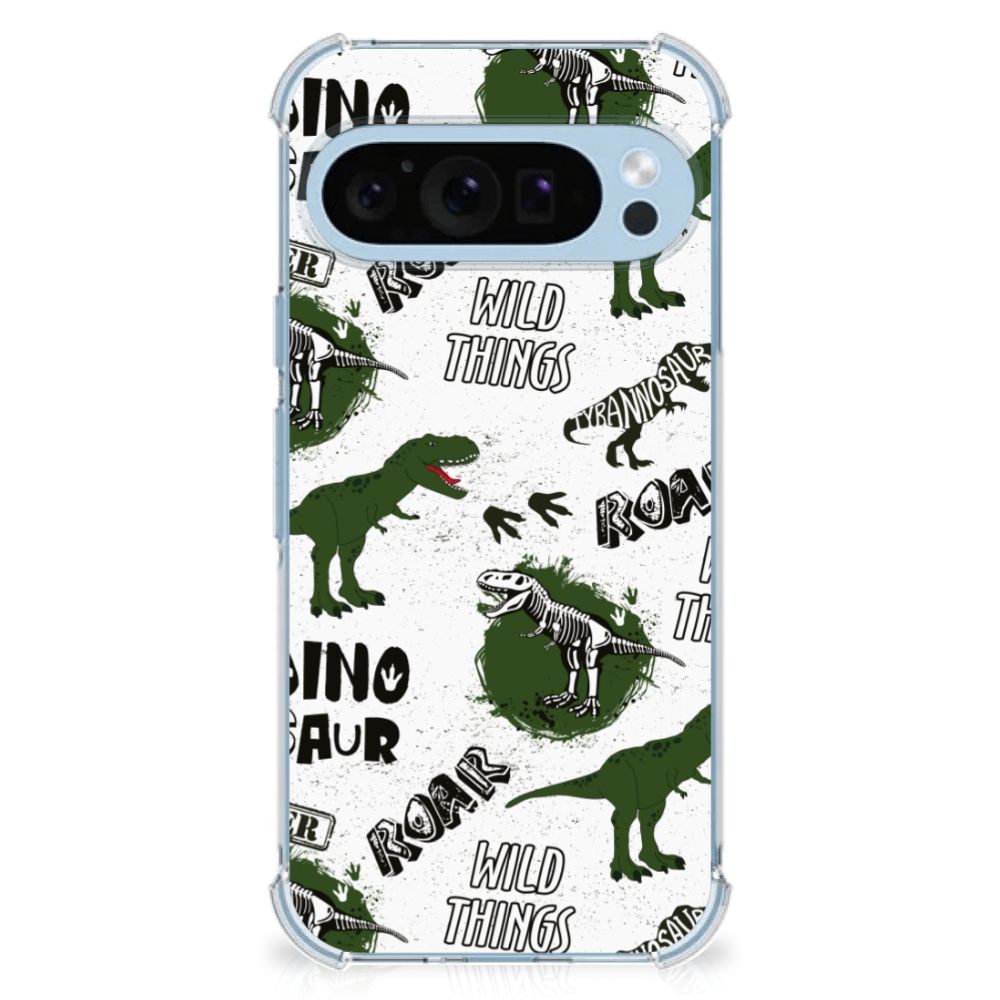 Case Anti-shock voor Google Pixel 9 | 9 Pro Dinosaurus