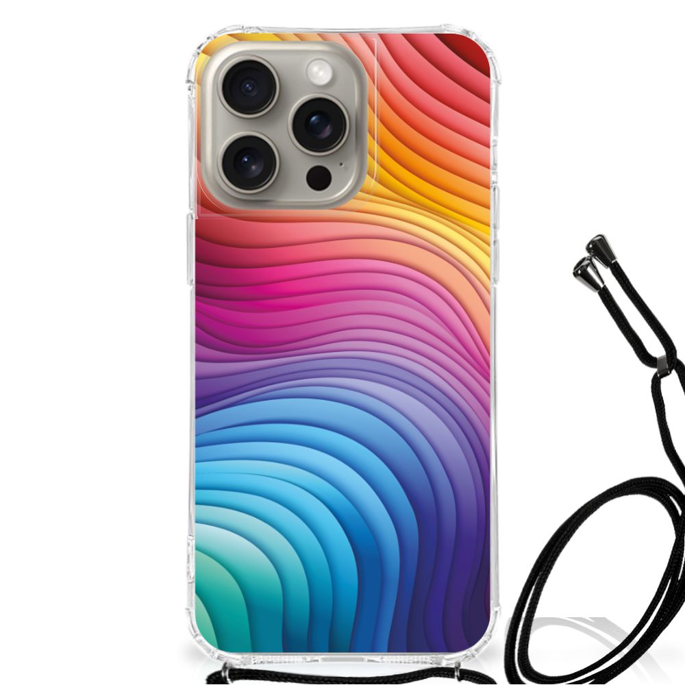 Shockproof Case voor iPhone 15 Pro Max Regenboog