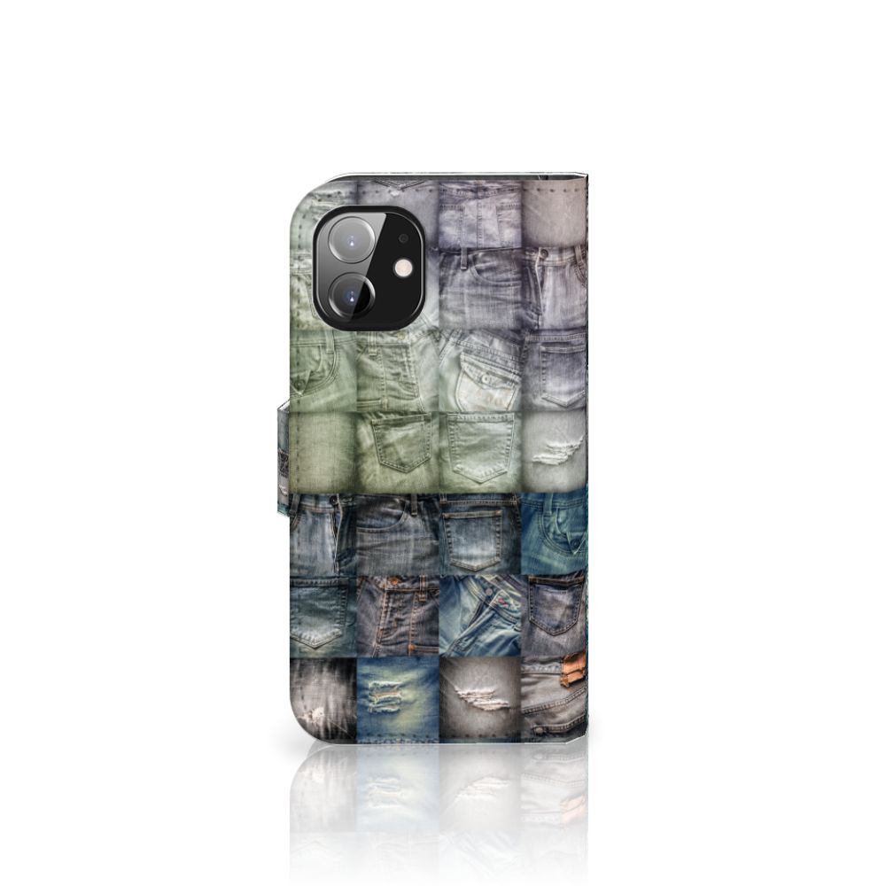 Wallet Case met Pasjes Apple iPhone 12 Mini Spijkerbroeken