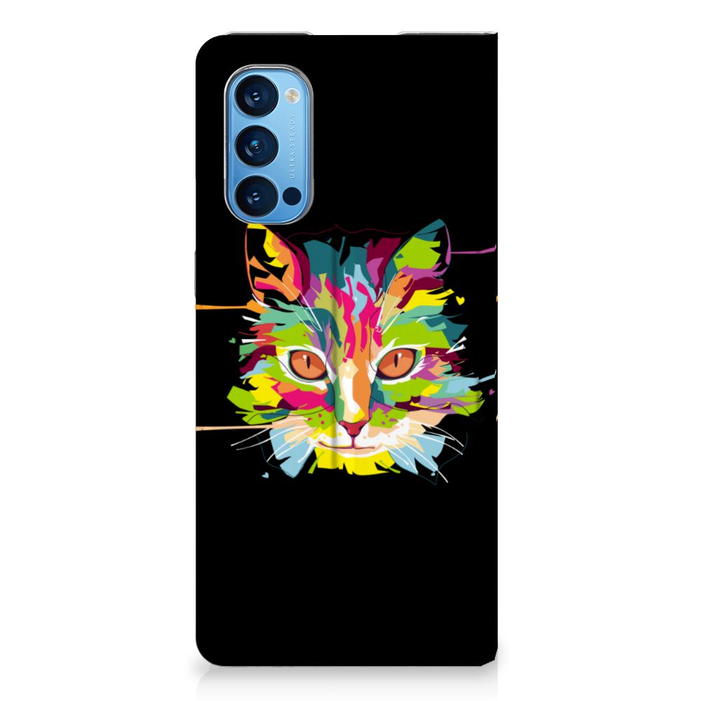 OPPO Reno4 Pro 5G Magnet Case Cat Color - B2C Telecom
