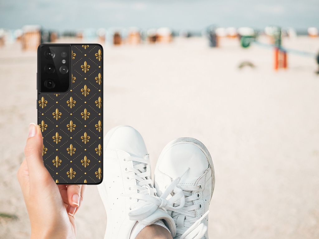 Samsung Galaxy S21 Ultra Back Case Franse Lelie B2C Telecom