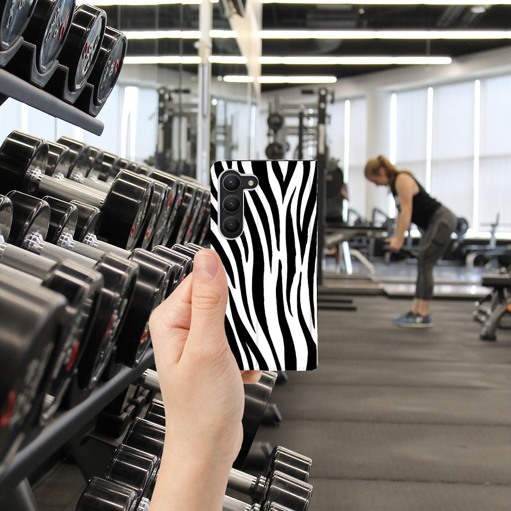 Samsung Galaxy S23 Hoesje maken Zebra - B2C Telecom