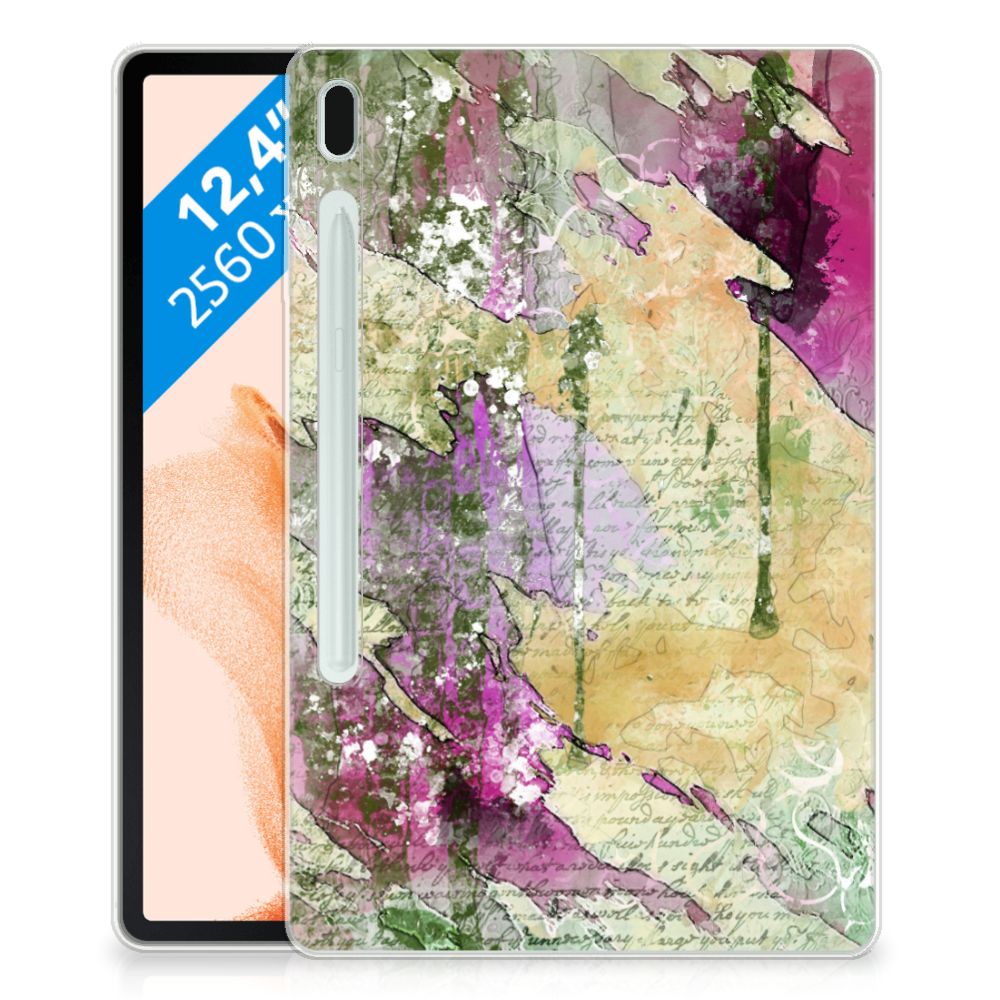 Tablethoes Samsung Galaxy Tab S7FE Letter Painting - B2C Telecom