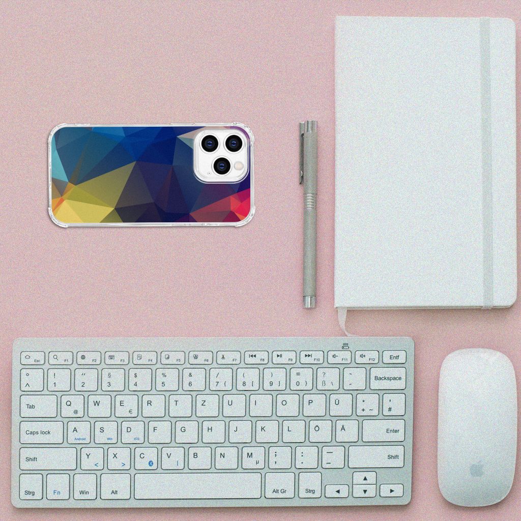 iPhone 14 Pro Shockproof Case Polygon Dark B2C Telecom