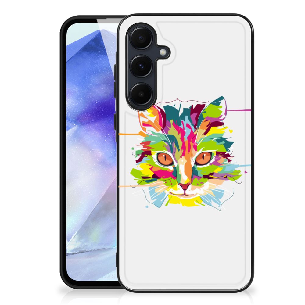 Samsung Galaxy A55 Hoesje Cat Color