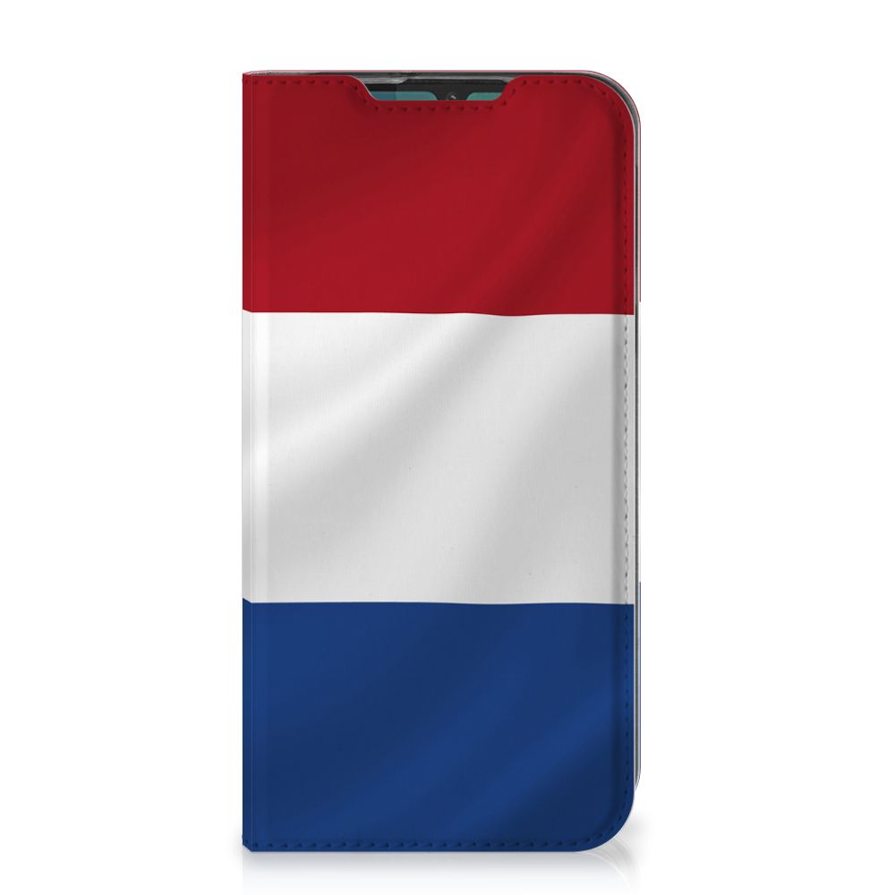 Motorola G8 Plus Standcase Nederlandse Vlag - B2C Telecom