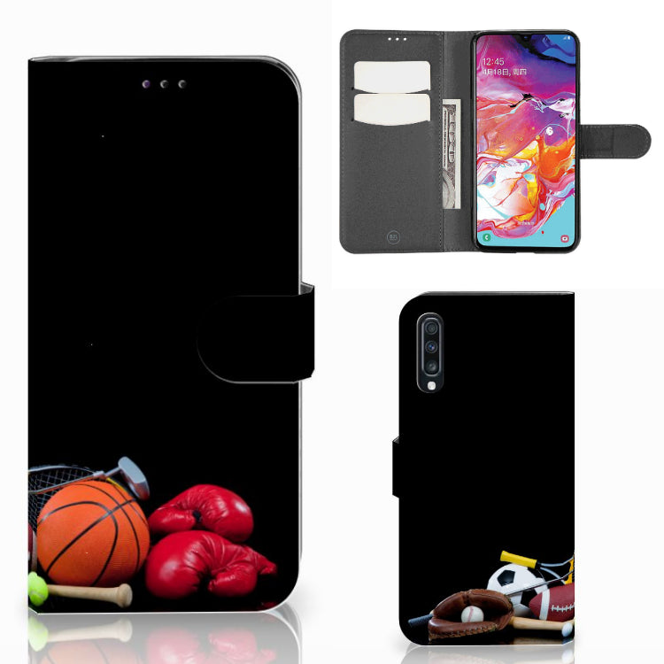 Samsung Galaxy A70 Wallet Case met Pasjes Sports