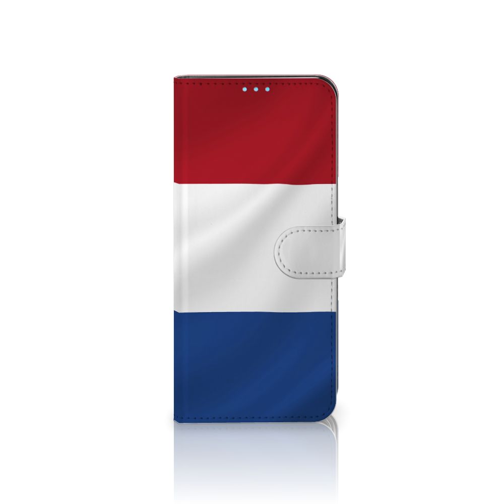 OPPO A72 | OPPO A52 Bookstyle Case Nederlandse Vlag met artistiek design van de Nederlandse vlag.