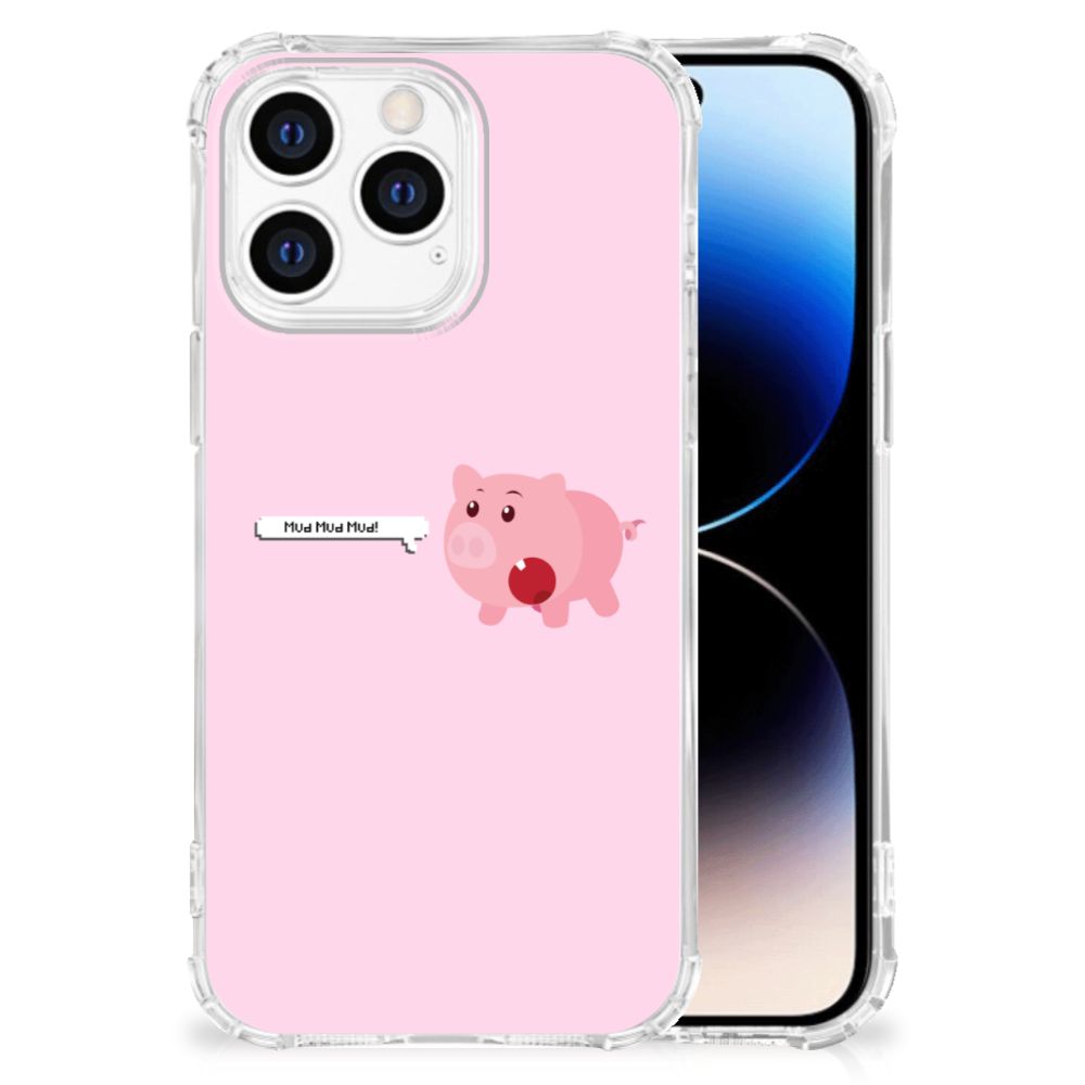 iPhone 14 Pro Stevig Bumper Hoesje Pig Mud B2C Telecom