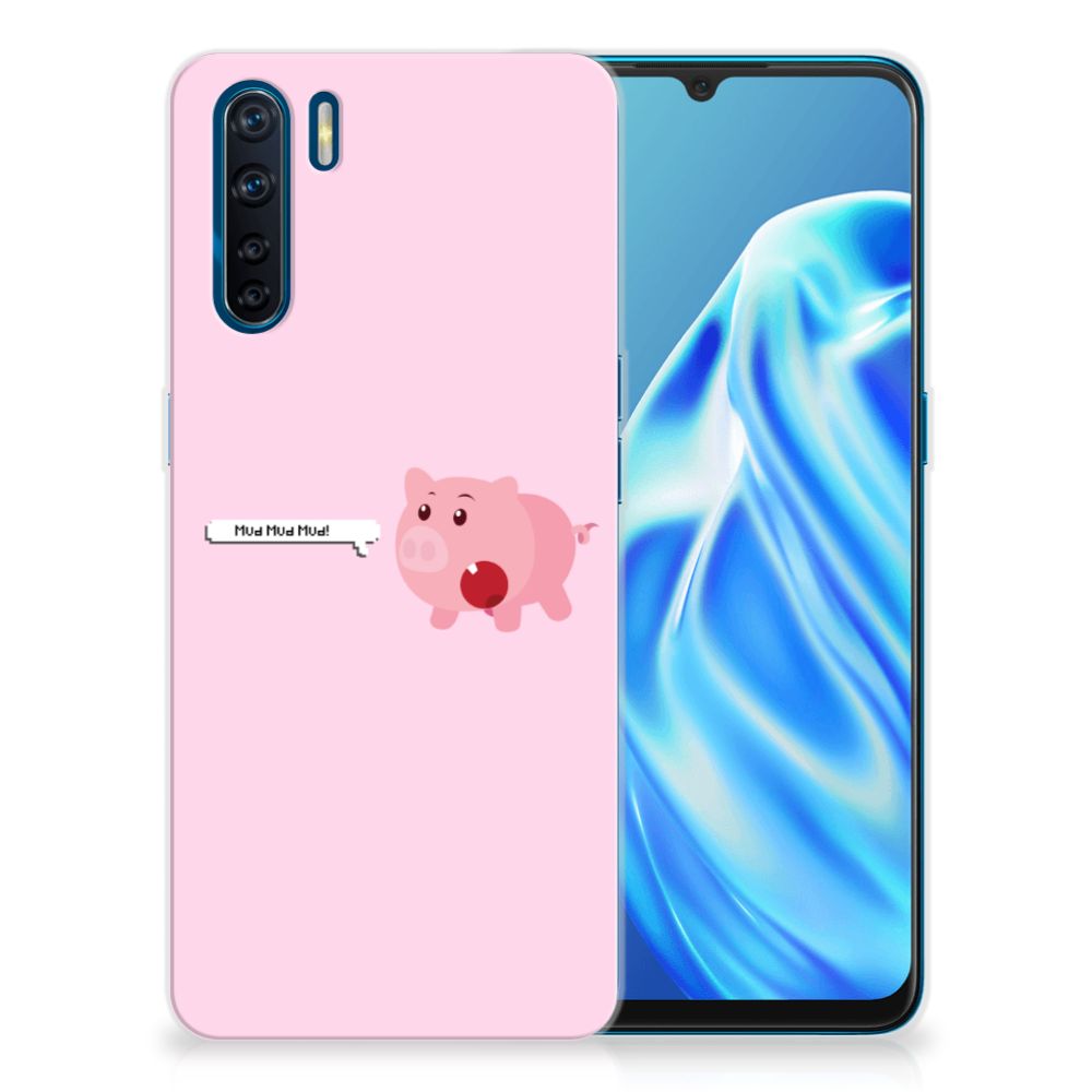 OPPO A91 Telefoonhoesje met Naam Pig Mud B2C Telecom