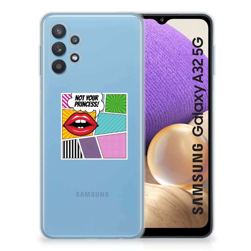 Samsung Galaxy A32 5G Silicone Back Cover Popart Princess B2C Telecom