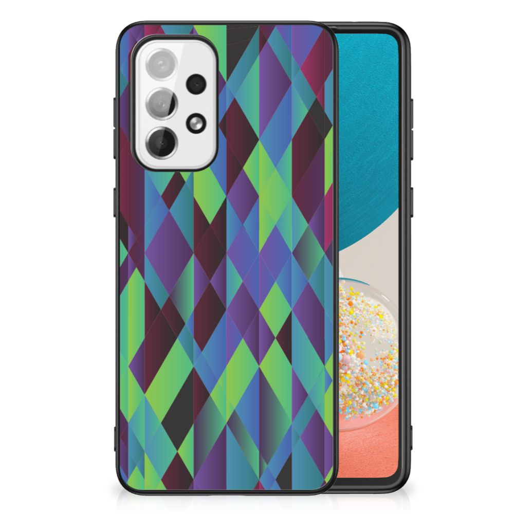 Samsung Galaxy A73 Backcover Abstract Green Blue B2C Telecom