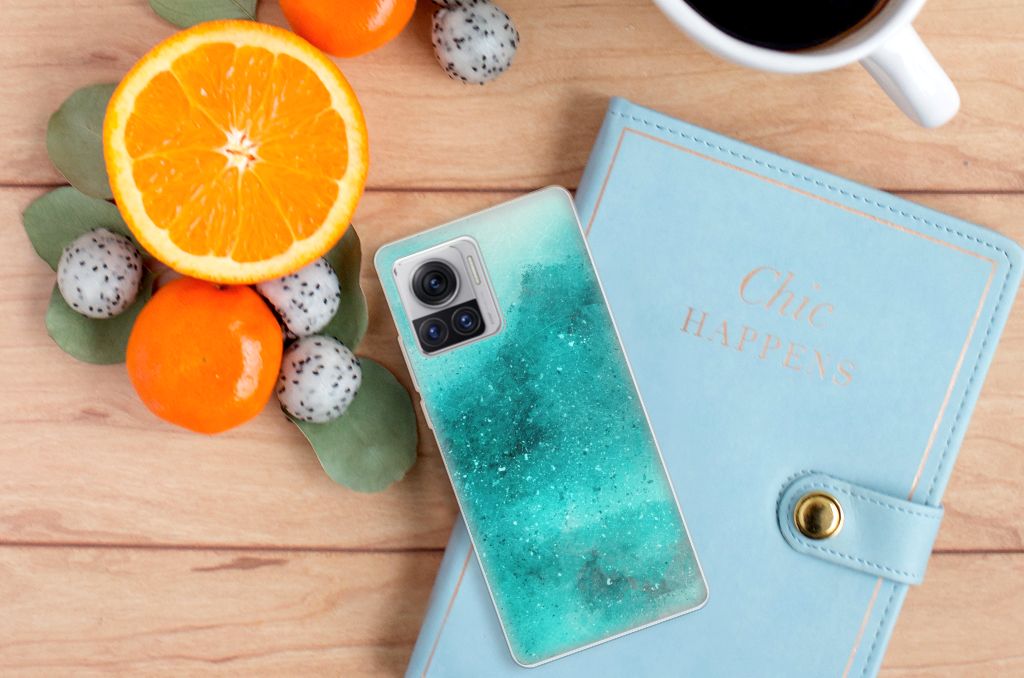 Hoesje maken Motorola Moto X30 Pro Painting Blue B2C Telecom