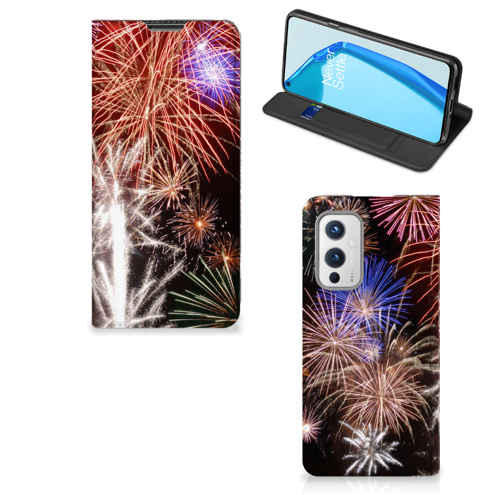 OnePlus 9 Hippe Standcase Vuurwerk