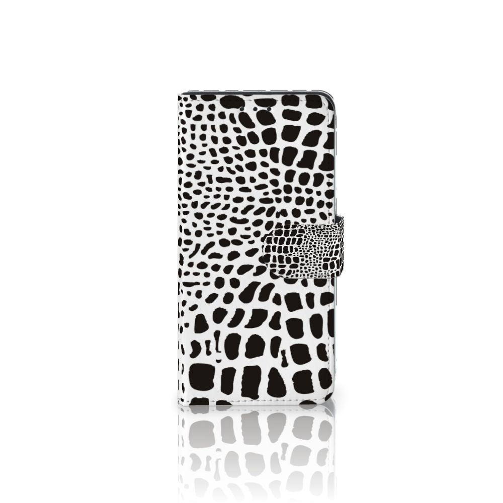 Huawei P40 Telefoonhoesje met Pasjes Slangenprint