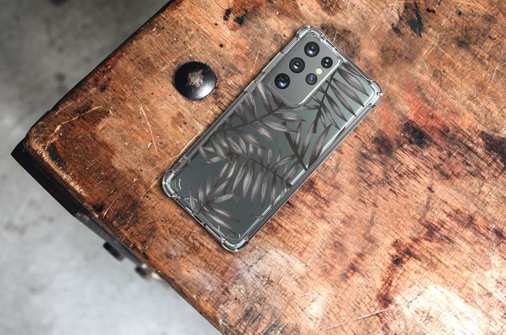 Samsung Galaxy S21 Ultra Case Leaves Grey B2C Telecom