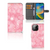 iPhone 14 Pro Max Hoesje Spring Flowers - roze bloemen design met pasjesvakjes 🌸