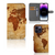 iPhone 15 Pro Max Flip Cover Wereldkaart met wereldkaart ontwerp en pasjeshouders 🌍
