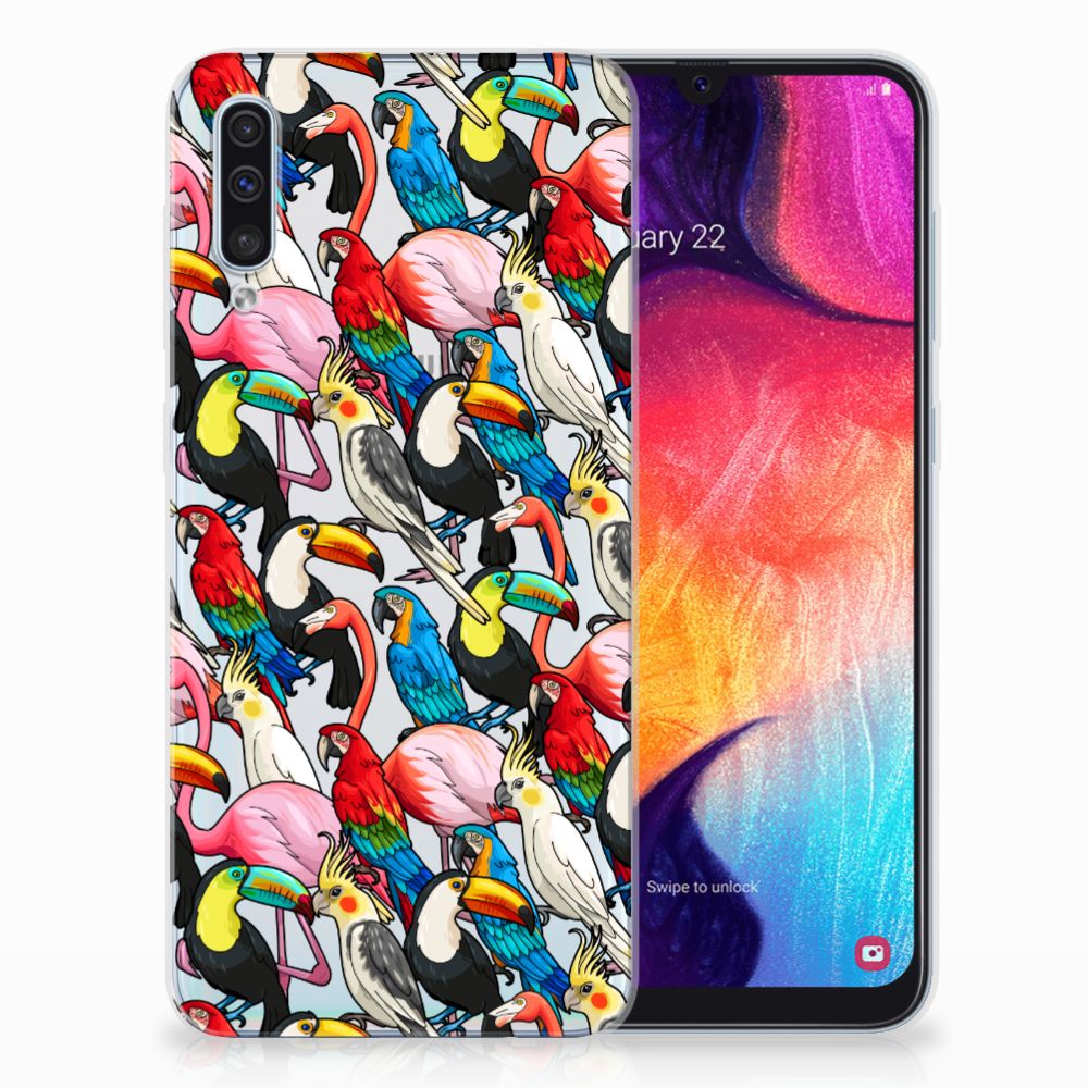 Samsung Galaxy A50 TPU Hoesje Birds