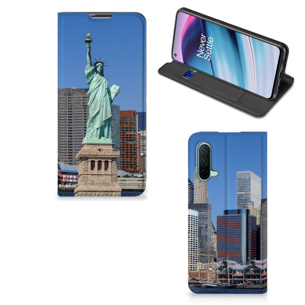 OnePlus Nord CE 5G Book Cover Vrijheidsbeeld - B2C Telecom