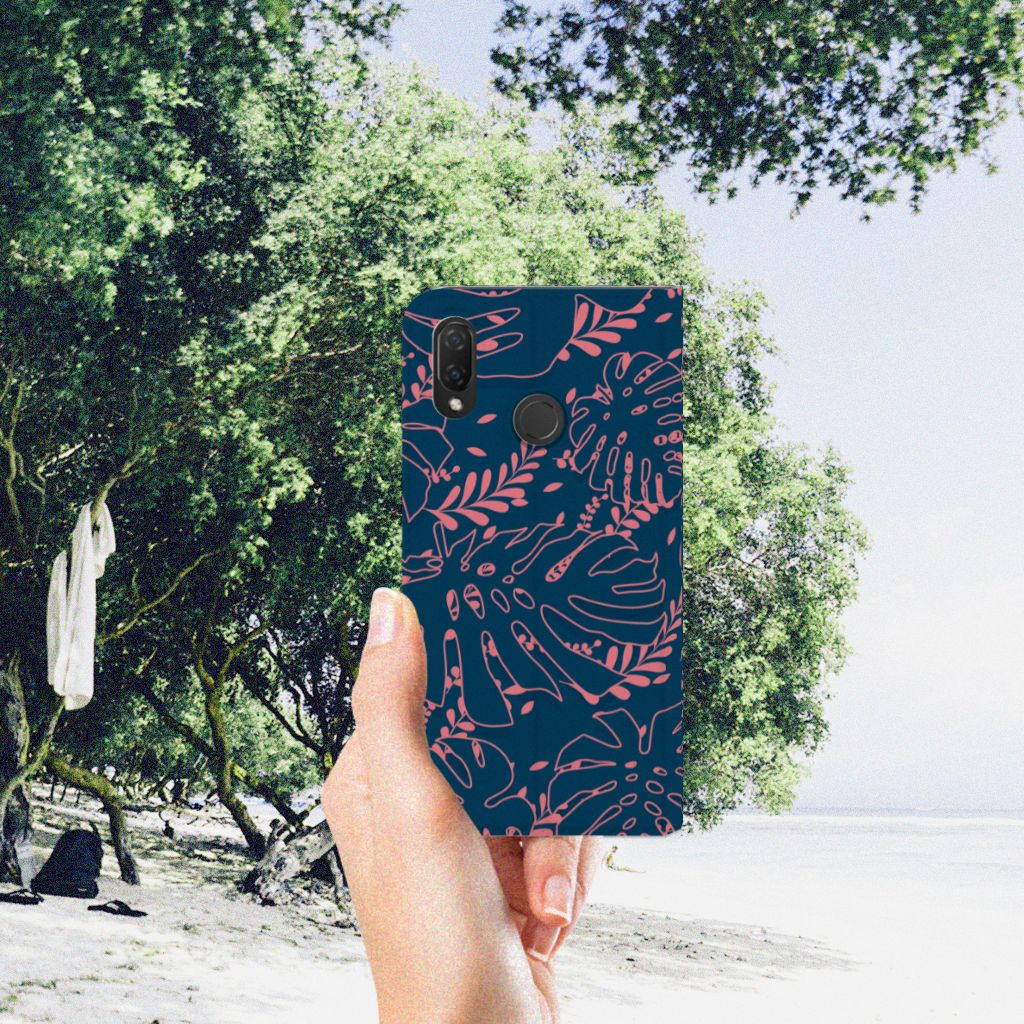 Huawei P Smart Plus Smart Cover Palm Leaves