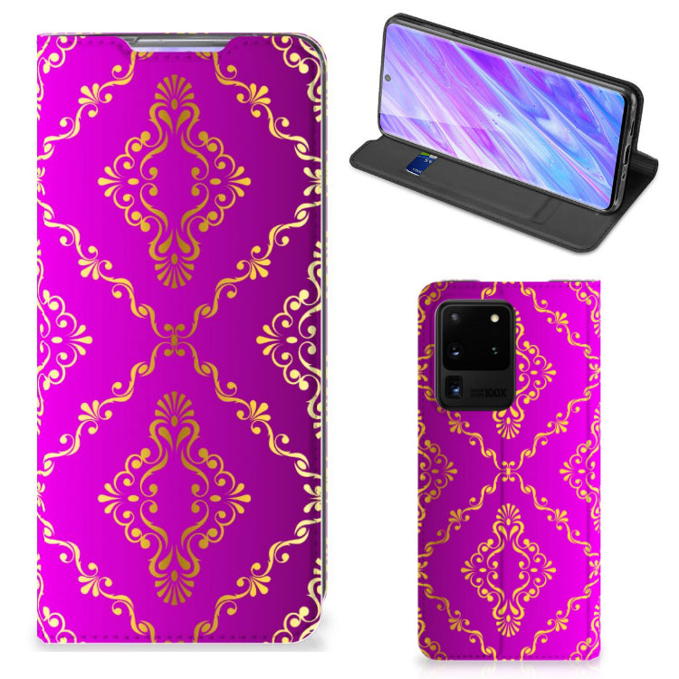 Telefoon Hoesje Samsung Galaxy S20 Ultra Barok Roze