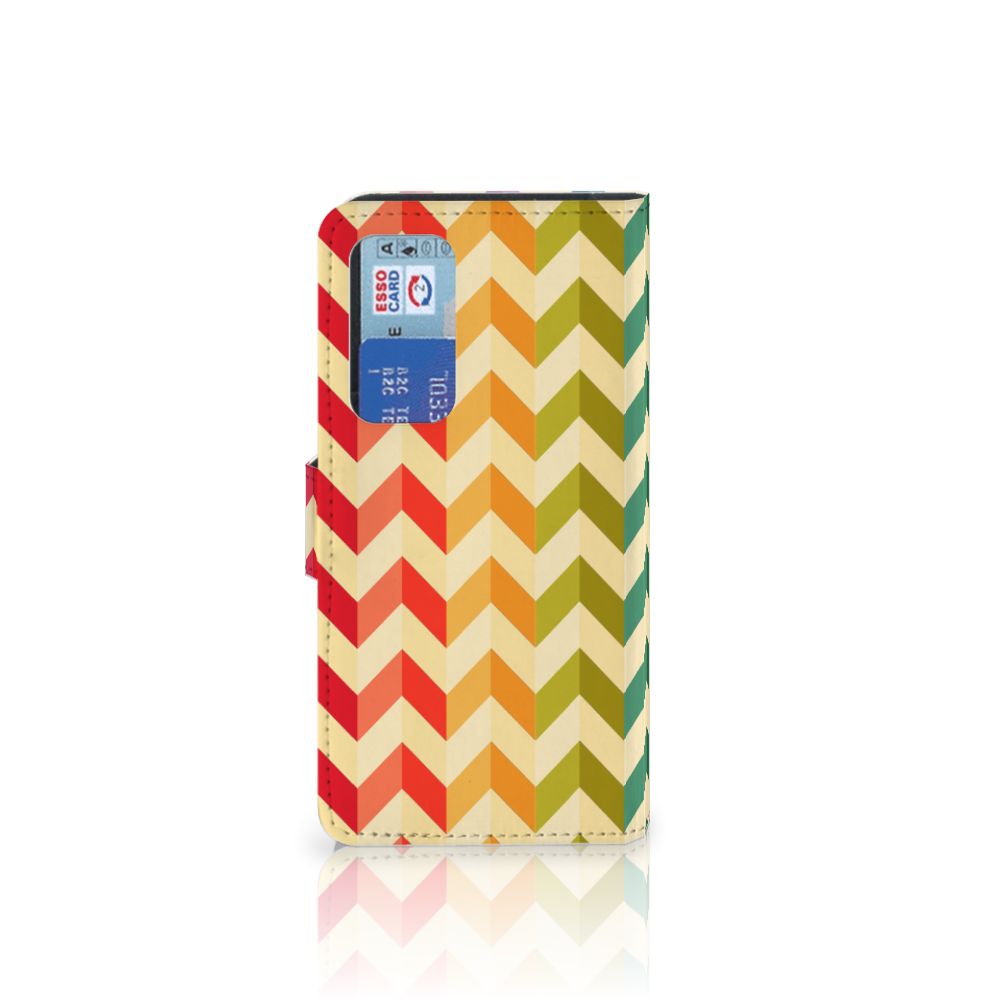 Huawei P40 Telefoon Hoesje Zigzag Multi Color