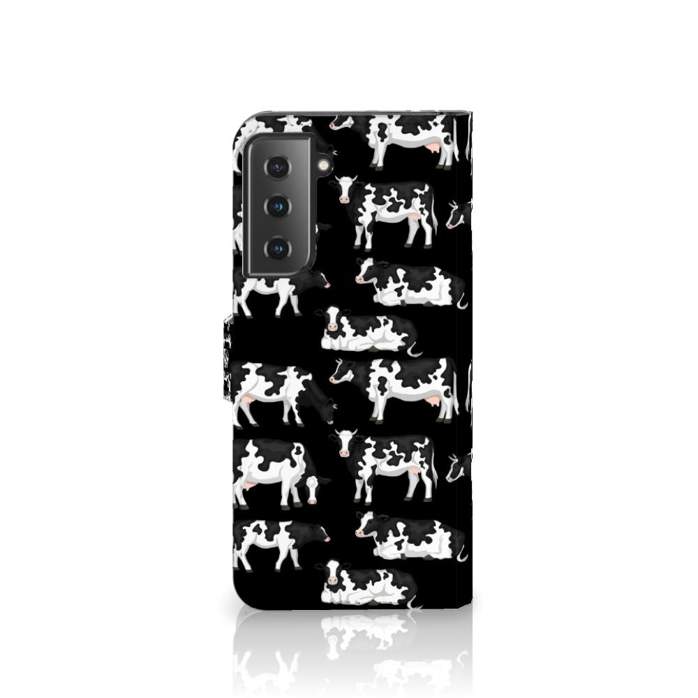 Samsung Galaxy S21 Plus Telefoonhoesje met Pasjes Koetjes