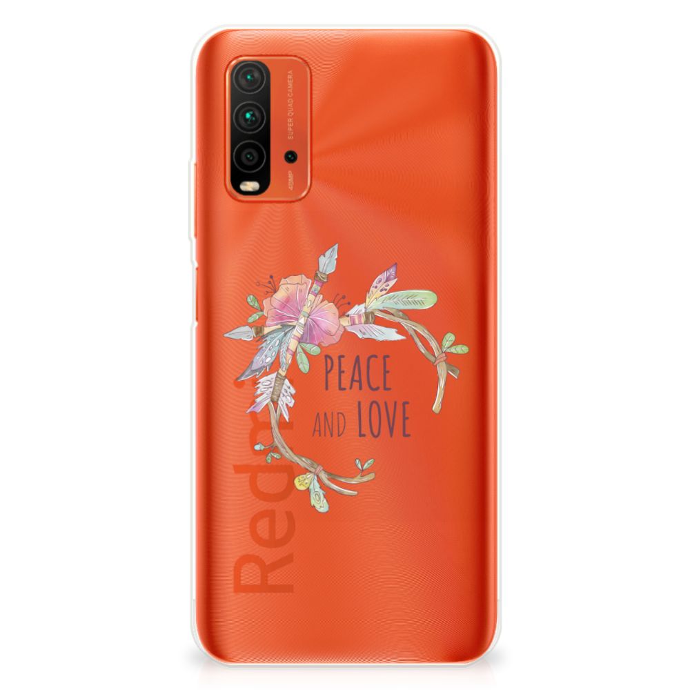 Xiaomi Poco M3 Telefoonhoesje met Naam Boho Text