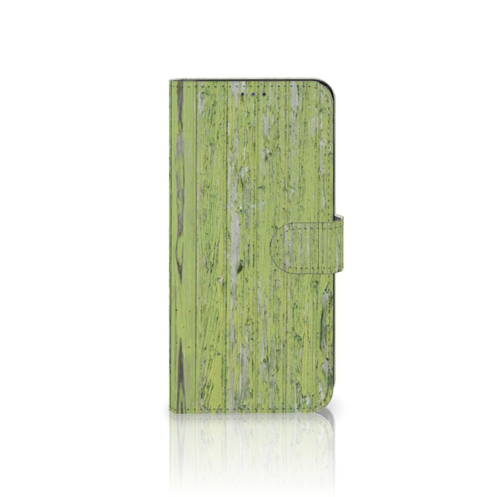 Motorola Moto G22 Book Style Case Green Wood